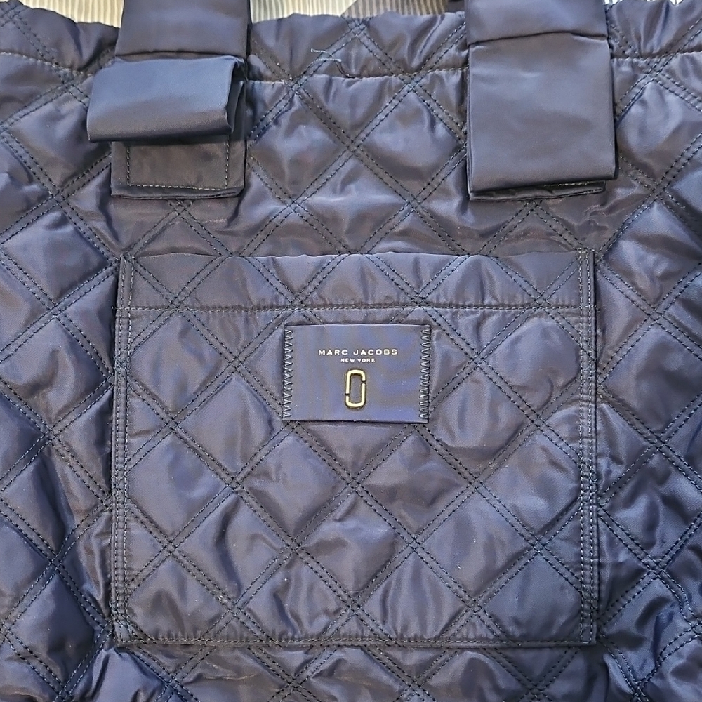 Marc Jacobs Quilted Blue Tote